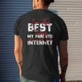 Im The Best Thing My Parents Ever Found On The Internet Mens Back Print T-shirt Gifts for Him