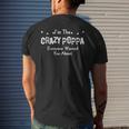 Im The Crazy Poppa Everyone Warned You About Funny Gift Gift For Mens Mens Back Print T-shirt Gifts for Him