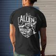 Its A Allen Thing You Wouldnt Understand Mens Back Print T-shirt Gifts for Him