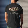 Its A Crozier Thing You Wouldnt Understand Shirt Personalized Name Gifts With Name Printed Crozier Mens Back Print T-shirt Gifts for Him