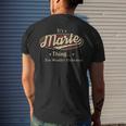 Its A Marte Thing You Wouldnt Understand Shirt Personalized Name Gifts With Name Printed Marte Mens Back Print T-shirt Gifts for Him
