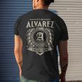 Its An Alvarez Thing You Wouldnt Understand Name Vintage Mens Back Print T-shirt Gifts for Him