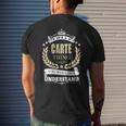 Its A Carte Thing You Wouldnt Understand Personalized Name With Name Printed Carte Men's T-shirt Back Print Gifts for Him