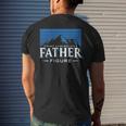 Its Not A Dad Bod Its A Dad Figure Mountain On Back Mens Back Print T-shirt Gifts for Him