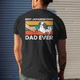 Japanese Spaniel Dog Owner Dad Best Japanese Chin Dad Ever Mens Back Print T-shirt Gifts for Him