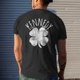 Kennedy St Patricks Day Irish Family Last Name Matching Mens Back Print T-shirt Gifts for Him