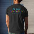 Be Kind Autism Awareness Puzzle Men's Back Print T-shirt Gifts for Him