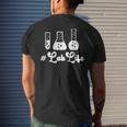 Lab Tech Lab-Life Medical Laboratory Technician Men's Back Print T-shirt Gifts for Him