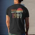 Legend Since March 1989 31St Birthday 31 Years Old Men's Back Print T-shirt Gifts for Him