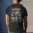 Legends Were Born In October 1993 26Th Birthday Men's Back Print T-shirt Gifts for Him