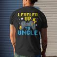 Leveled Up To Uncle Proud Uncle Best Uncle Ever Gamer Gift For Mens Mens Back Print T-shirt Gifts for Him