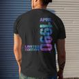Limited Edition April 1990 33Th Birthday Born 1990 Men's Back Print T-shirt Gifts for Him
