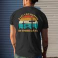 A Lot Can Happen In Three Days Cross Vintage Classic Men's Back Print T-shirt Gifts for Him