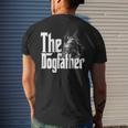 Malinois Belga Dog Dad Dogfather Dogs Daddy Father Mens Back Print T-shirt Gifts for Him