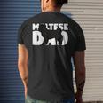 Maltese Dad Maltese Gift For Dog Father Dog Dad Mens Back Print T-shirt Gifts for Him