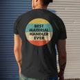 Material Handler | Best Material Handler Ever Mens Back Print T-shirt Gifts for Him
