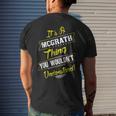 Mcgrath Thing Family Name Reunion Surname TreeMens Back Print T-shirt Gifts for Him