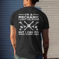 Mechanic For Men Dad Car Auto Diesel Automobile Garage Men's Back Print T-shirt Gifts for Him