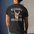 Mechanic Garage Car Enthusiast Man Cave Design For Garage Gift For Mens Mens Back Print T-shirt Gifts for Him
