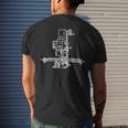 Milling Machine Milling Cutter Industrial Mechanic Gift Mens Back Print T-shirt Gifts for Him