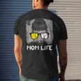 Mom Life Sport Mother Sunglasses Softball BaseballMen's Back Print T-shirt Gifts for Him