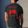 Multi Player Grooms Squad Bachelor Party Retro Men's Back Print T-shirt Gifts for Him