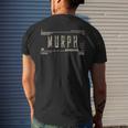 Murph Memorial Day Workout Wod Badass Military Workout Gift Mens Back Print T-shirt Gifts for Him