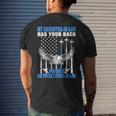 My Daughterinlaw Has Your Back Air Force Fatherinlaw Gift For Mens Mens Back Print T-shirt Gifts for Him