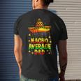 Nacho Average Dad Mexican Daddy Cinco De Mayo Father Fiesta V2 Men's T-shirt Back Print Gifts for Him