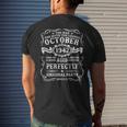 October 1942 The Man Myth Legend 80 Year Old Birthday Gift Mens Back Print T-shirt Gifts for Him