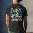 Omg Its My Nephews Birthday Happy To Me You Uncle Aunt Mens Back Print T-shirt Gifts for Him