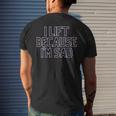 Mens Oversized Weightlifting Gym Pump Cover Men's Back Print T-shirt Gifts for Him