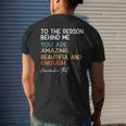 To The Person Behind Me You Are Amazing Beautiful And Enough Men's Back Print T-shirt Gifts for Him