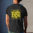 Pi Day - Come To The Math Side We Have Pi Men's Back Print T-shirt Gifts for Him