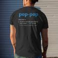 Pop Pop Gifts Grandpa Fathers Day Pop-Pop Mens Back Print T-shirt Gifts for Him