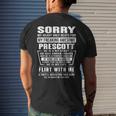 Prescott Name Gift Sorry My Heartly Beats For Prescott Mens Back Print T-shirt Gifts for Him