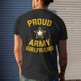 Proud Army Girlfriend Military Soldier Army Girlfriend Gift For Womens Mens Back Print T-shirt Gifts for Him
