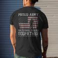 Proud Army National Guard Godfather Us Military Gift Gift For Mens Mens Back Print T-shirt Gifts for Him