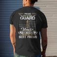 Proud Army National Guard Uncle Flag Us Military Men's Back Print T-shirt Gifts for Him