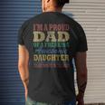 Im A Proud Dad From Daughter Fathers Day Vintage Men's T-shirt Back Print Gifts for Him
