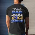 Proud Dad Of A 2023 Senior Volleyball Graduation Mens Back Print T-shirt Gifts for Him