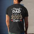 Proud Dad Of A Class Of 2023 Senior Graduation Leopard Men Mens Back Print T-shirt Gifts for Him