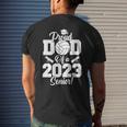 Proud Dad Of A Volleyball Senior 2023 Volleyball Dad Mens Back Print T-shirt Gifts for Him