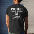 Proud Us Coast Guard Uncle Usa Military Family Gift Gift For Mens Mens Back Print T-shirt Gifts for Him