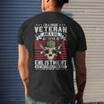 Im A Proud Veteran And A Dad My Oath Of Enlishment Usa Flag Men's T-shirt Back Print Gifts for Him