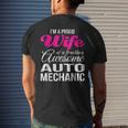 Proud Wife Of Freaking Awesome Auto Mechanic Wife Mens Back Print T-shirt Gifts for Him