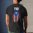 Puerto Rican Tio Uncle Puerto Rico Flag Latino Gift For Mens Mens Back Print T-shirt Gifts for Him