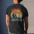 Reel Cool Brother Fathers Day Gift For Fishing Dad Mens Back Print T-shirt Gifts for Him