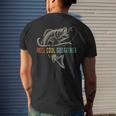 Reel Cool Godfather Fathers Day Gift For Fishing Dad Mens Back Print T-shirt Gifts for Him