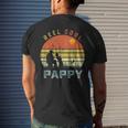 Reel Cool Pappy Fathers Day Gift For Fishing Dad Mens Back Print T-shirt Gifts for Him